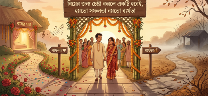 চেষ্টা করলে মানুষ দুটি ফলাফলের যেকোনো একটি পাবেই